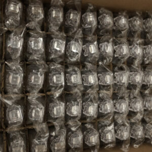 Wholesale Empty Clear Round 30ml 50ml Refillable Glass Perfume Bottle Cosmetic Glass Spray Bottles