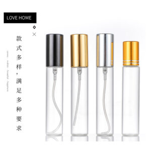 Wholesale Empty Transparent 5ml 10ml Glass Perfume Bottle with Fine Mist Sprayer
