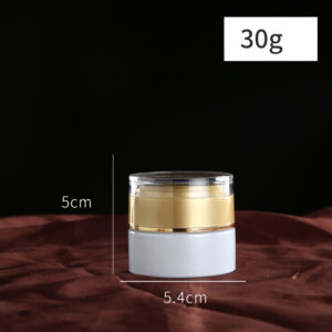 Wholesale Factory Price Round White Jade Glass Bottle Travel Mini Lotion Bottle Cream Jar Skincare Set Packaging