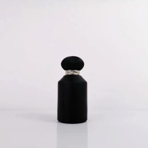 Wholesale Black Perfume Bottle 100ml High Appearance Horizontal Cylindrical Glass Bottles