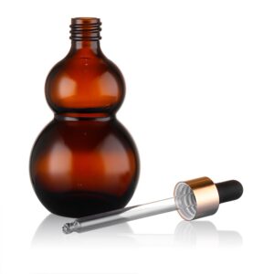 Wholesale Empty Amber Hot Selling 30ml 50ml Glass Dropper Bottle Unique Dropper Bottle for Essential Oil