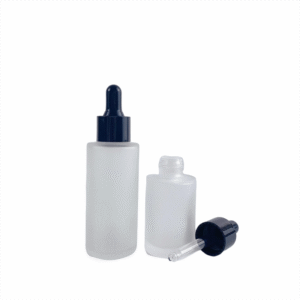 Wholesale Empty 15ml 20ml 30ml 50ml Frosted Glass Dropper Bottle for Essential Oils Glass Eye Dropper Holder Liquid Cosmetic Container Vial