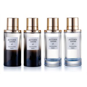 Wholesale Empty Fashion 100ml Glass Perfume Bottles with Pump Sprayer Bottle for Personal Care Packaging