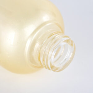Wholesale Empty Glass Cosmetic Packaging 30ml 100ml Lotion Bottle with High Quality Round Transparent Plastic Lid, 50g Glass Cream Jar