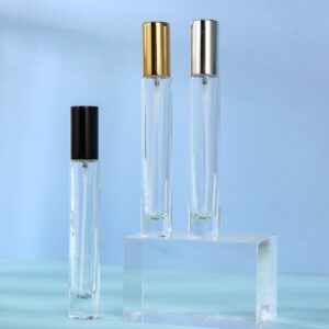 Wholesale Empty Clear Slim Round Glass Perfume Bottle 10ml Luxury Perfume Bottles