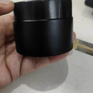 Manufactory Price Black Glass Jar Face Skin Care Cream Jar Cosmetic Jar
