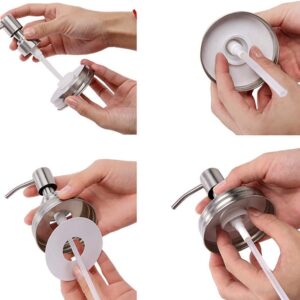 China 500ml Mason Jar Soap and Lotion Dispenser for Hand Sanitizer Petite Cute and Compact Liquid Soap or Hand Body Lotion Refillable Dispenser