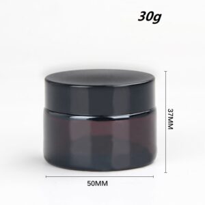 Amber High End Cute Mini Round Lotion Bottle Cream Jar Cosmetic Jar