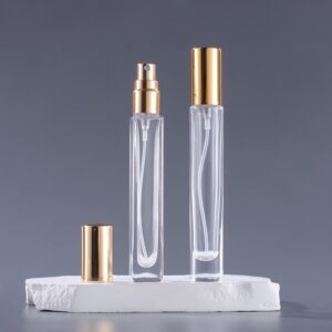 Wholesale 10ml Perfume Bottle Square Pressed Spray Bottle Thick Bottom Fine Round Perfume Bottle Travel Portable Dispenser Bottle