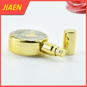 Wholesale Empty Luxury Gold Perfume Bottle 20ml Glass Bottle with Fine Mist Spray Pump