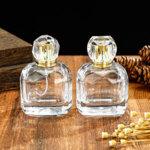 Wholesale Spray Perfume Bottle 100ml Bayonet Clear Glass Bottle Hydration Spray Bottle Dispenser Bottle