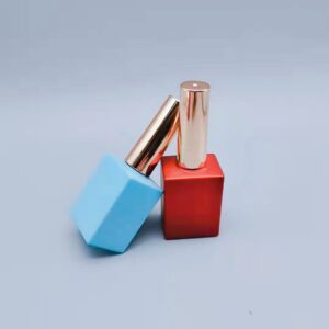 Wholesale 8ml 15ml Best Price Private Label Matte Glossy Custom Color Square Glass Nail Polish Bottle for Gel Top Base
