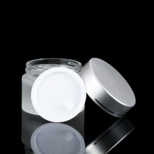 Wholesale 5g 10g 15g 20g 30g 50g 100g Frosted Glass Cream Bottles Face Cream Jar Eye Cream Bottles Cosmetic Dispenser Bottles